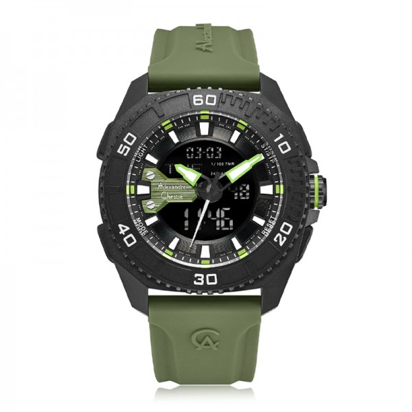 Alexandre Christie AC 9502 Black Green MHRIPBAGN Alexandre Christie AC 9502 Black Green MHRIPBAGN